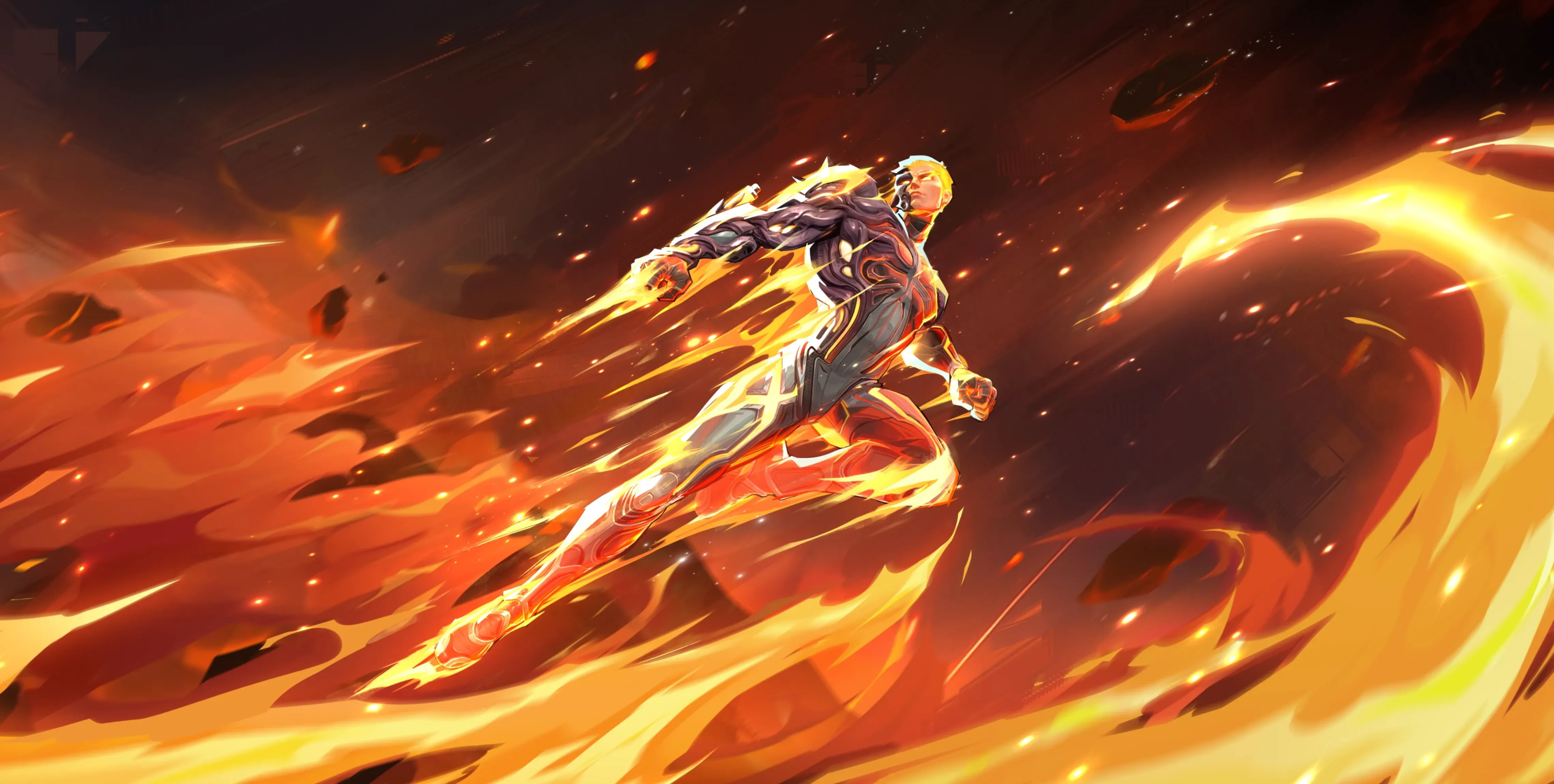 Human Torch and angela